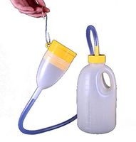 AUXPHOME Deluxe Male Men's Potty Portable Pee Bottle 1700 ML Collector Toilet Urination for Hospital Home Camping Car Travel Toilet Urinal Bed Urinal