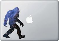 Yadda-Yadda Design Co. Cosmic Sasquatch - Star Squatch - Galaxy - Vinyl Decal for Macbooks | Laptops | Indoor Use - Copyright (5" w x 7" h) (Medium, Cosmic)