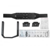 Ergotron 97-718-009 Dual Monitor & Handle Kit - Mounting kit ( handle, 2 mounting brackets, bow mounting arm ) for 2 LCD displays - black - screen size: up to 26 inch - mounting interface: 100 x 100 mm, 75 x 75 mm - wall-mountable