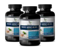 Appetite suppressant and Weight Loss for Women - White Kidney Beans Extract 500MG - TOP Grade Dietary Supplement - Weight Loss Capsules for Women - 3 Bottles (180 Capsules)