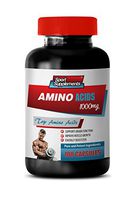 Muscle Booster for Men - Amino ACIDS 1000Mg - TOP Amino ACIDS Blend - Amino Acid Energy Pills - 1 Bottle 100 Capsules