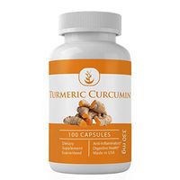 Turmeric (100 Capsules, 330 mg Serving) by Pure Organic Ingredients, Natural Anti-Inflammatory for Joint Pain, Arthritis, Heartburn, and More* (Packaging May Vary)