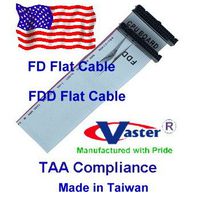 FD/Floppy Cable, 3.5"Disk Drive Ribbon Cable, 14 Inches, 1 Device
