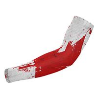 Sincerity First Canada Day Retro Flag UV Protection Cooling Arm Sleeves for Sports Running Men Women