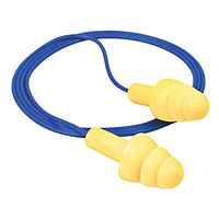 3M 340-4014 Multiple Use UltraFit Triple-Flange Elastomeric Polymer Corded Earplugs With Vinyl Cord (200 Pair Per Box) (200/PR)