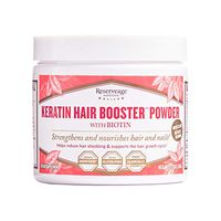Reserveage, Keratin Hair Booster Powder, Supports Growth of Strong, Shiny, Youthful Hair and Nails with Biotin and Pantothenic Acid, Gluten Free, 30 Servings (2.65 Oz)