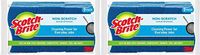 Scotch-Brite Non-Scratch Scrub Sponge, Cleaning Power for Everyday Jobs, 9 Scrub Sponges Pack of 2