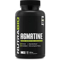 NutraBio Agmatine Sulfate Supplement (500mg, 90 Capsules)