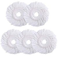 | Mops | 5pcs/lot Household Sponge Fiber Mop Head Refill Replacement Home Cleaning Tool Microfiber Floor Mop Head 360 Spin Cleaning Pad | by SOMITI