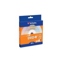 VERBATIM 97957 4.7GB 120-Minute 16x DVD-Rs, 10 pk