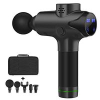 Muscle Massage Gun Handheld Percussion Massagers for Neck Back Leg Body Massage Deep Tissue Massager with Carrying Case Black