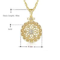 Seniors Reading Newspaper Sweater Chain Jewelry Magnifying Glass 2.5X Necklace Magnifier Alloy Necklace 650Mm Pendant with 41Mm Glass Lens for Reading Jewelry Inspecting Gift,Gold