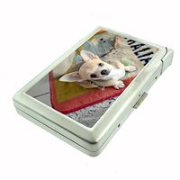 Dog Chihuahua 01 Cigarette Case w Built In Lighter