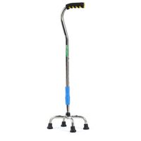 B.YDCM - Walking Cane Crutches Four-Legged Cane Telescopic Foldable Safety Cane Non-Slip Cane Old Man Walking Stick Walker