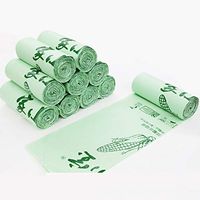 100 Bags Degradable Compost Bin Liners,10L Kitchen Food Waste Bags,100 Biodegradable Bags Made from Corn Starch