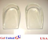 Semi Liquid Polymer Gel Heel Cups - 1 Pair -Size Large
