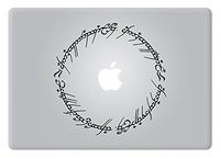 Univers3 Lord of the Rings Elvish Script VINYL DECAL STICKER FOR MACBOOK / NOTEBOOK / LAPTOP
