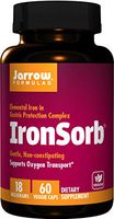 Jarrow Formulas Ironsorb 18mg, 60 Capsules (Pack of 2)