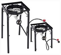 Portable Cooking Stofe, 200,000-BTU Portable pane Single Burner with Adjustable Legs