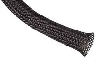 Techflex PTN0.25BK50 Flexo PET General Purpose 1/4-inch Braided Cable Sleeve, Black, 50 Foot