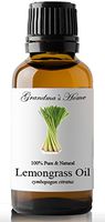 Grandma's Home Essential Oils - 100% Pure Therapeutic Grade (Lemongrass, 30 mL)