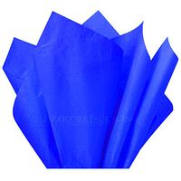 Flexicore Packaging® Tissue Paper Gift Wrap | Size:15"x20" | Acid Free | Bulk | Craft | DIY | Color: Sapphire Blue | Count: 20 Sheets