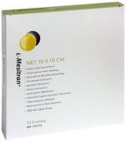 L-Mesitran Net Hydro-Active Mesh Dressing with 30% Medical Grade Honey. Hydrogel Pad for Healing, Soothing & Anti-Inflammatory Properties – for Chronic, Acute and Deep Wounds Size 4" x 4" - Box of 10