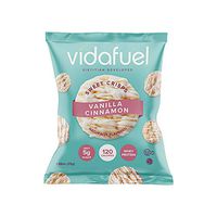 VidaFuel Healthy Whey Protein Sweet Crisps, Kidney Friendly, Heart Healthy, Dietitian Developed, No Artificial Sweeteners or Colors, No Sugar Alcohols, Vanilla Cinnamon, 0.88 Oz Bag, Pack of 24