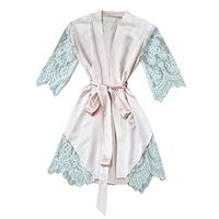 Litetao L Pink 613815 (2 Piece Lingerie Set Cupless Babydoll Bras for Women for Sex Lace Bra and Full Open Thong Nightgown Nightwear Sleepwear)