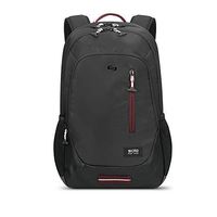 SOLO Varsity Region Backpack for Women and Men. Fits 15.6-inch Laptop and Notebook Perfect for Business, Travel, School and College - Black
