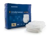 MCK83733100 - Adult Absorbent Underwear McKesson Ultra Pull On X-Large Disposable Heavy Absorbency