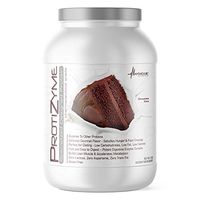 Metabolic Nutrition, Protizyme, 100% Whey Protein Powder, High Protein, Low Carb, Low Fat Whey Protein, Digestive Enzymes, 24 Essential Vitamins and Minerals, Chocolate Cake, 2 Pound (26 ser)