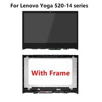 for Lenovo Yoga 520-14IKB 81C8 80X8 14" FHD IPS LCD LED Touch Screen Assembly with Bezel ST50M60384