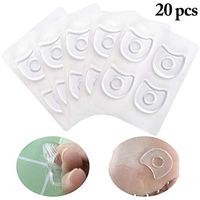 Kapmore 20PCS Gel Corn Pad Self-adhesive Callus Pad Gel Cushions Pads Caps Callus Cushion Pad