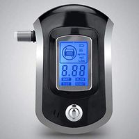 KKmoon Breathalyzer Alcohol Tester Digital LCD Backlight Display Breath Alcohol Tester Audible Alert Breath