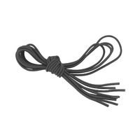 RTL2050 - Elastic Shoe and Sneaker Laces, Black, 2 Pairs
