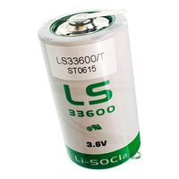 SAFT LS33600_TAB D 3.6V 1700mAh Lithium Battery for Smart Utility Metering, Emergency Backup, Data Collection, AMR Add-ons,Flashlights, Communications, Smart Munitions, Theft Prevention