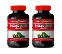 antioxidant Formula Fights Free radicals Tablets - Greens Organic Complex - Dietary Supplement - BlackBerry Supplement - 2 Bottles 120 Tablets