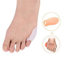 HAIHF 10 PCS Little Toe Straighteners, Toe Separators Little Toe Bunion Protector for Women & Men, Small Toe Cushions Spacer Shield Guard for Calluses, Blisters, Corns