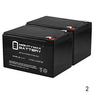 Mighty Max Battery 12V 12AH Battery for Pride Mobility Travel Pro 3-Wheel - 2 Pack Brand Product