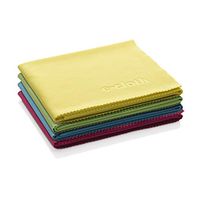 E-Cloth Glass & Polishing Microfiber Cleaning Cloth, Assorted Colors, 4 Count