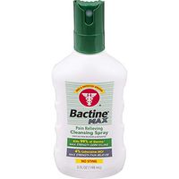 Bactine MAX Pain Relieving Cleansing Spray with 4% Lidocaine, 5 Ounce (Pack of 1)