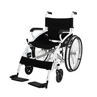 PLLP Medical Rehab Chair, Wheelchair,Transport Medical Wheelchairs 17Kg Ultra Lightweight Comfortable Arms and Lifting Legs to Rest 100Kg Load Bearing 46 41Cm Seat Width Manual Wheelchair