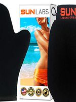 Self Tanner Application Mitt + Body Exfoliation Glove Tan Remover And Pre Tan Prep - Use these Products To Get A Perfect Self Tan Every Time | Sunless Tanning Cream Applicator Mitt -Packaging May Very