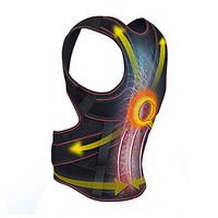 ZFF Upper Back Posture Corrector,Adjustable Shoulder Lumbar Support Belt for Men & Women Thoracic Kyphosis and Hunchback (Size : L)