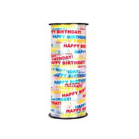 ULTNICE Happy Birthday Balloon Curling Ribbon Gift Wrap Ribbon Crimped Ribbon Roll 100Yd