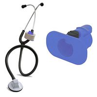 StatGear S3-BLU Stethoscope Tape Holder - Nurses, Paramedics, EMT, Blue