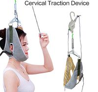 Traction Equipment Neck Hammock,Portable Head Hammock Cervical Traction Device for Neck Pain Relief Physical Therapy Relaxation Device