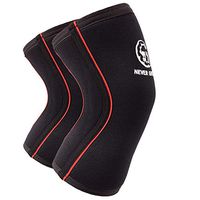 HYFAN Professional Elbow Support Sleeves Braces Compression Protection for Squat, Cross fit, Workout, Weightlifting, Tennis, etc (A Pair, L, Black)