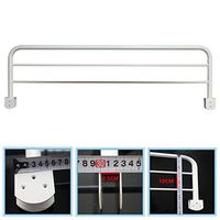 YIKEY-Bed Rails Elderly Bed Guardrail Safety Side Guard Plate, Thick Steel Pipe, Adult Child Auxiliary Handle Disabled Bed Railing Hospital Metal Grip Bumper, White, 80cm/90cm/120cm/140cm